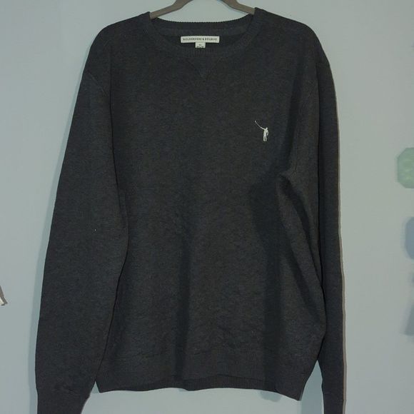 Holderness  & Bourne Other - Holderness & Bourne The Ward Sweater In Charcoal Luxury Men's Golf Basic XL